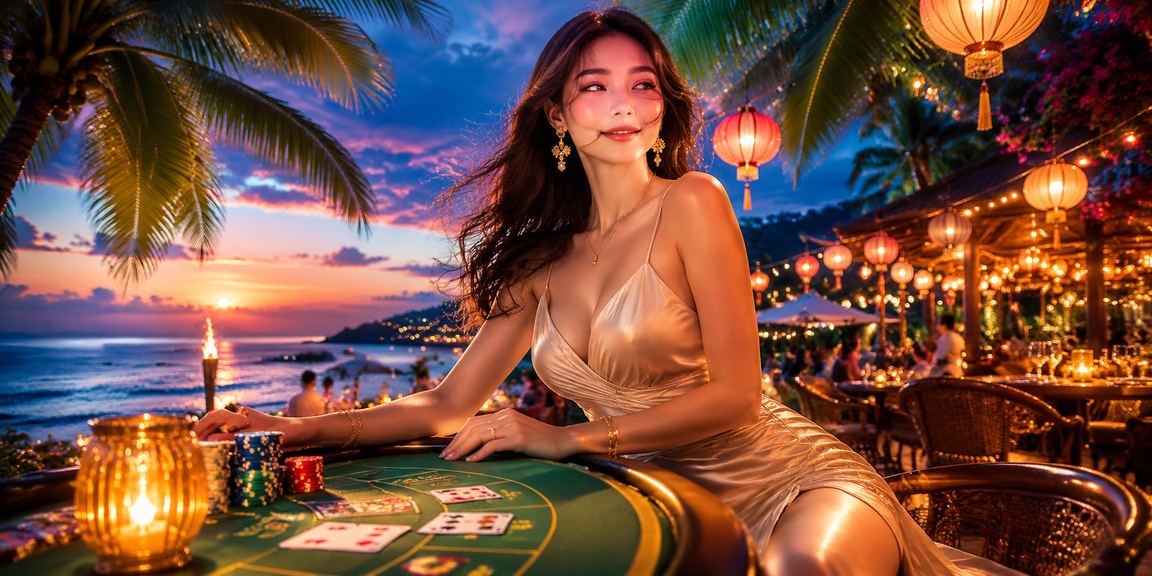 Màn hình slots neon rực rỡ về đêm tại TP. Hồ Chí Minh